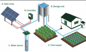 Solar water pump system